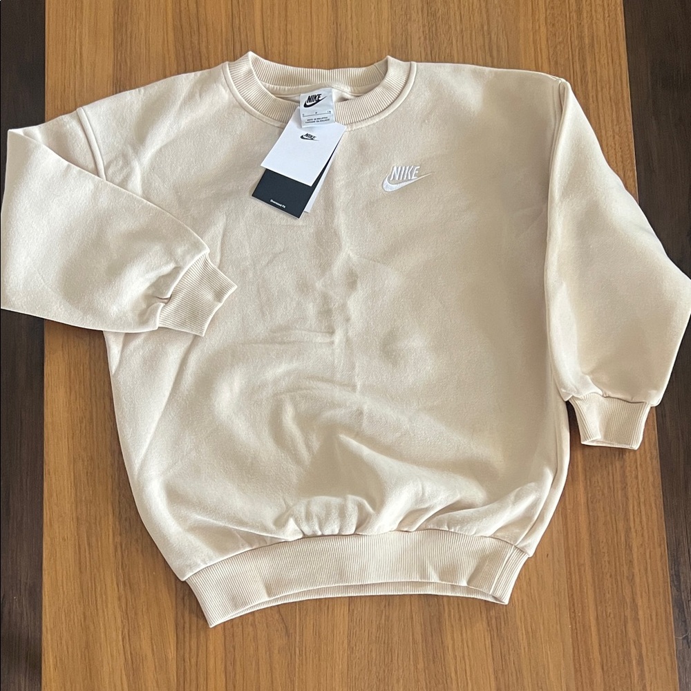 Nike Kids Crewneck Sweatshirt - Cream